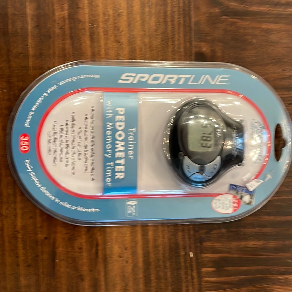 Sportline Trainer Pedometer with Memory Timer